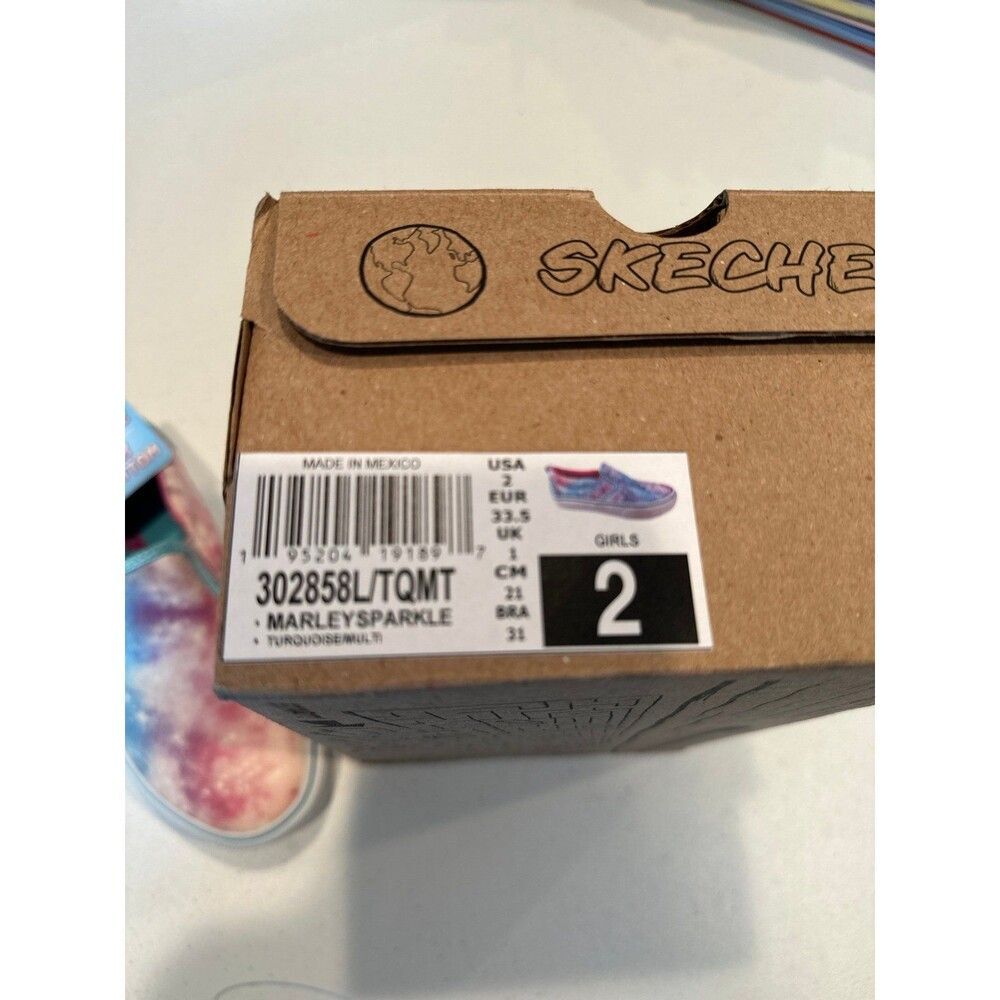SKECHERS Girls 2 new tie dye slip on - Picture 4 of 5